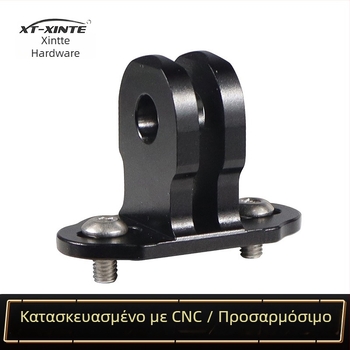 Στήριγμα σταθεροποίησης για μεταλλικό πλαίσιο κλουβιού σκύλου, συμβατό με GoPro και DJI κάμερες δράσης; απόσταση οπών 15–24 mm; αλουμινένιο κράμα