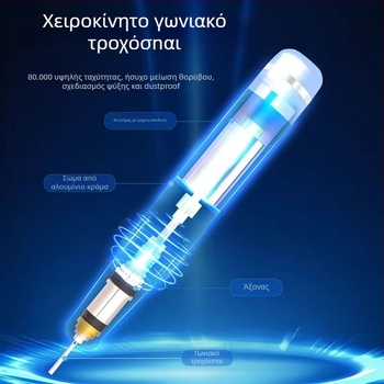Ηλεκτρικό τριβείο νυχιών για σαλόνι – επαναφορτιζόμενο, συμπαγές αυτόματο εργαλείο όλα-σε-ένα για αφαίρεση νυχιών και νεκρού δέρματος, μοντέλο MJQ-107, προέλευση Zhejiang, εξουσιοδοτημένη ιδιωτική μάρκα, εγχώρια μάρκα