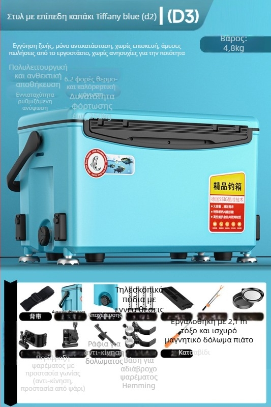 Κιβώτιο ψαρέματος – υπερ-ελαφρύ, πολλαπλών χρήσεων, κατάλληλο ως κάθισμα; Μάρκα Day Axe, Χωρητικότητα 32-45, Υλικό PP, Προέλευση Zhejiang