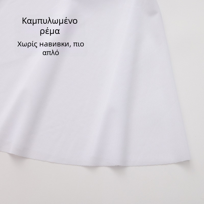 Ενήλικη γυναικεία ελαστική φούστα χορού: ύφασμα Lycra, νάιλον 90%, κατάλληλη για χορό της κοιλιάς, μπαλέτο, λατινικούς και λαϊκούς χορούς