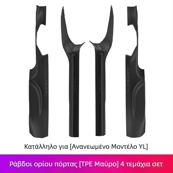 Ταινία κατωφλίου για Tesla YL, υλικό PP, αυτοκόλλητη εγκατάσταση, πλευρικό τμήμα αυτοκινήτου