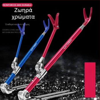 Στήριγμα καλαμιών ψαρέματος από ανοξείδωτο ατσάλι με περιστροφή σε πολλές κατευθύνσεις και αναδιπλούμενο σχεδιασμό