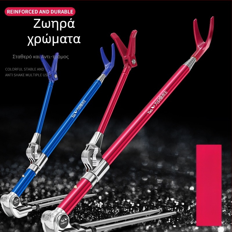 Στήριγμα καλαμιών ψαρέματος από ανοξείδωτο ατσάλι με περιστροφή σε πολλές κατευθύνσεις και αναδιπλούμενο σχεδιασμό