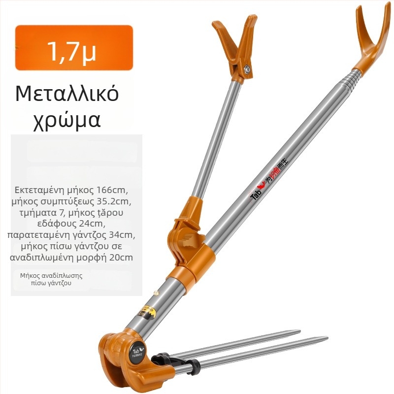 Στήριγμα καλαμιών ψαρέματος από ανοξείδωτο ατσάλι με περιστροφή σε πολλές κατευθύνσεις και αναδιπλούμενο σχεδιασμό