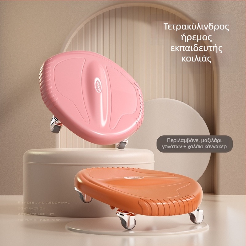 Δισκός κοιλιακών με αθόρυβο τροχό, πολυκατευθυνόμενος ολισθηρός δίσκος, Μοντέλο JFP-B, Βάρος 0,6 kg