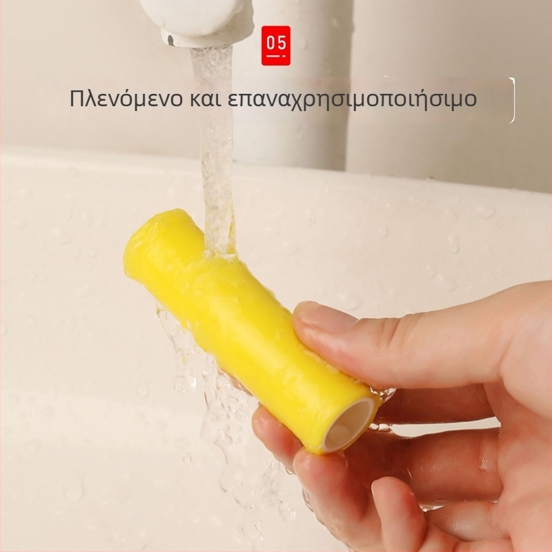 Επαναχρησιμοποιούμενος κύλινδρος αφαίρεσης τριχώματος κατοικίδιων, πλένεται, με στρογγυλή κεφαλή, ABS υλικό, κατάλληλος για μικρά σκυλάκια