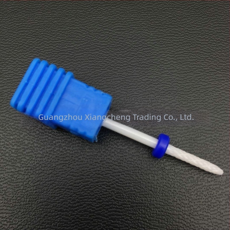 Κεφαλή κεραμικής λείανσης για νύχια σε ηλεκτρικό τρυπάνι νυχιών, ανοξείδωτο ατσάλι, καθαρό βάρος 8 g, εργαλείο επιφανειακής λείανσης