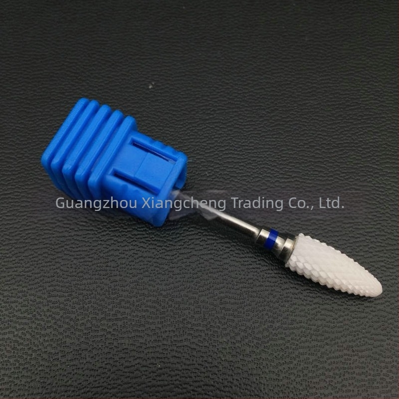 Κεφαλή κεραμικής λείανσης για νύχια σε ηλεκτρικό τρυπάνι νυχιών, ανοξείδωτο ατσάλι, καθαρό βάρος 8 g, εργαλείο επιφανειακής λείανσης