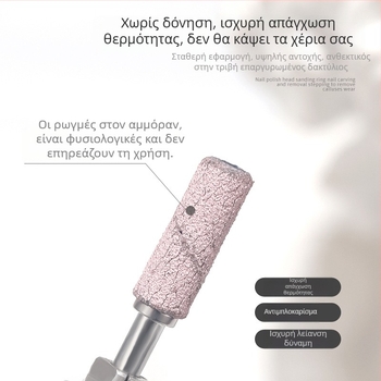 Εργαλείο γυαλίσματος επιφάνειας νυχιών για μανικιούρ – μάρκα Cowsar/Chusha, επαγγελματικά εργαλεία σαλόνι νυχιών με κεφαλή λείανσης