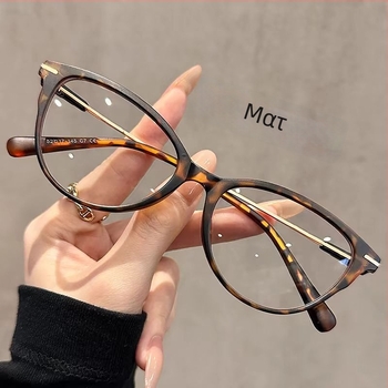 Cat Eye γυαλιά ανάγνωσης με προστασία από μπλε φως, φακοί PC, πλήρες πλαίσιο, μεταλλικό + PC πλαίσιο, Άνοιξη 2026
