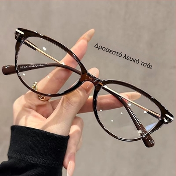 Cat Eye γυαλιά ανάγνωσης με προστασία από μπλε φως, φακοί PC, πλήρες πλαίσιο, μεταλλικό + PC πλαίσιο, Άνοιξη 2026