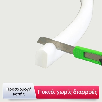Λωρίδα σιλικόνης για διατήρηση νερού – αυτοκόλλητη, μοντέρνα μινιμαλιστική διαχωριστική για μπάνιο, υγρού/ξηρού