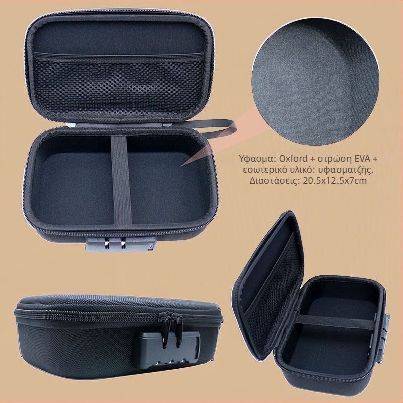 Κουτί αποθήκευσης EVA με κλείδωμα κωδικού για σεξουαλικά παιχνίδια, μοντέλο bh1316, διακριτικό σκληρό περίβλημα με προστασία απορρήτου