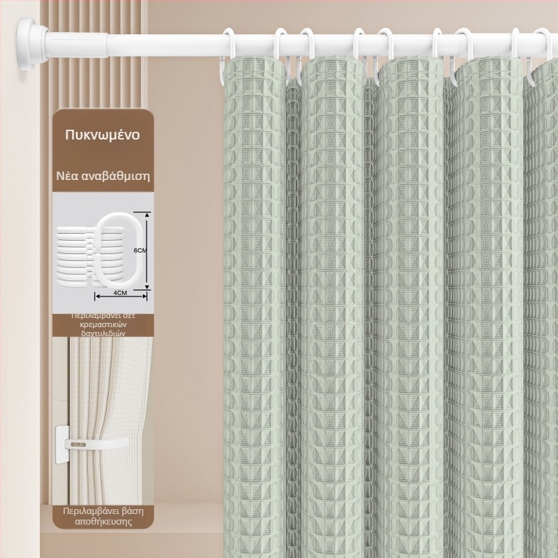 Σετ κουρτινών ντους μπάνιου — Υλικό: βαμβάκι και λινό; Στυλ: ιαπωνικό και κορεάτικό; Σχέδιο: 69850; Προέλευση: Άλλο