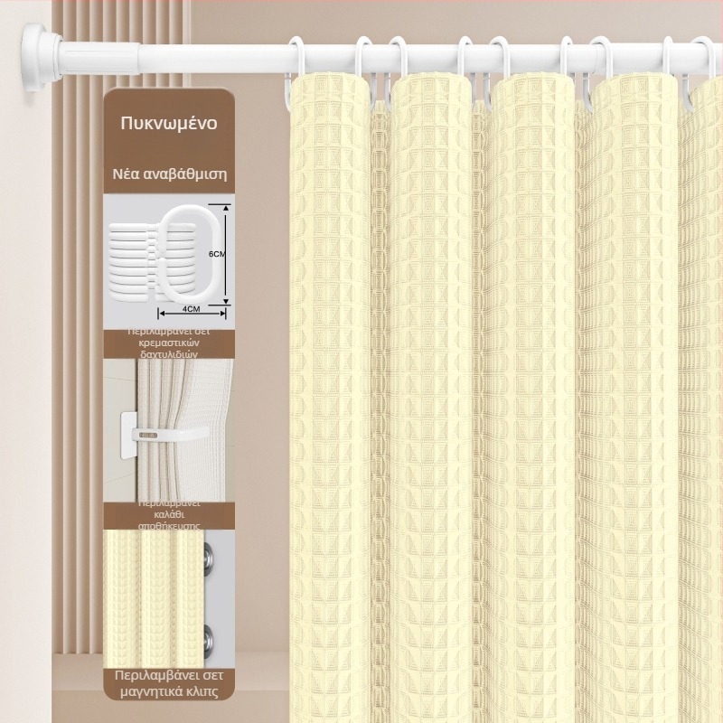 Σετ κουρτινών ντους μπάνιου — Υλικό: βαμβάκι και λινό; Στυλ: ιαπωνικό και κορεάτικό; Σχέδιο: 69850; Προέλευση: Άλλο