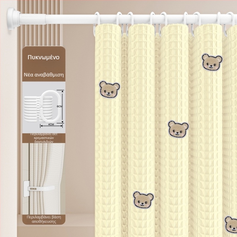 Σετ κουρτινών ντους μπάνιου — Υλικό: βαμβάκι και λινό; Στυλ: ιαπωνικό και κορεάτικό; Σχέδιο: 69850; Προέλευση: Άλλο