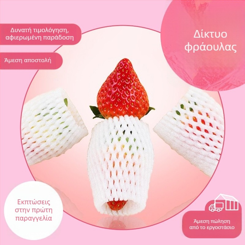 Μορφοποιημένο κάλυμμα φρούτων από αφρό EPE – ενισχυμένο διαπνέον προστατευτικό μανίκι για φρέσκα φρούτα