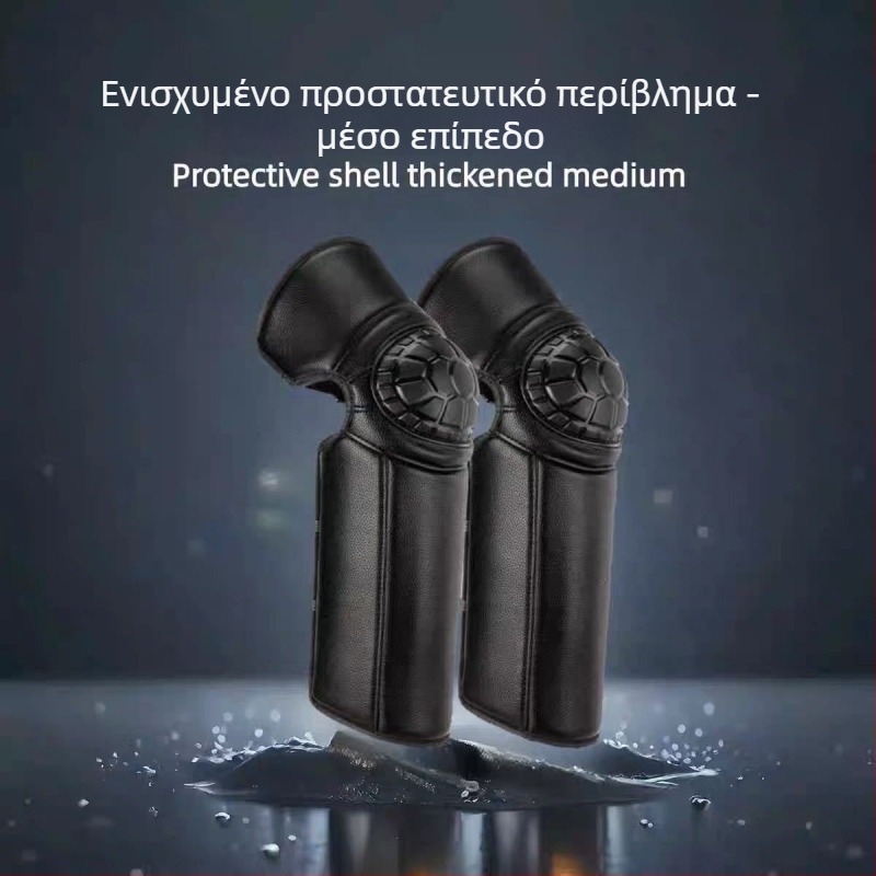 Γόνα ποδηλασίας χειμώνα – επενδεδυμένα με φλίς και τεχνολογία θερμότητας, ανεμοπροστασία και προστασία από το κρύο για ενήλικες