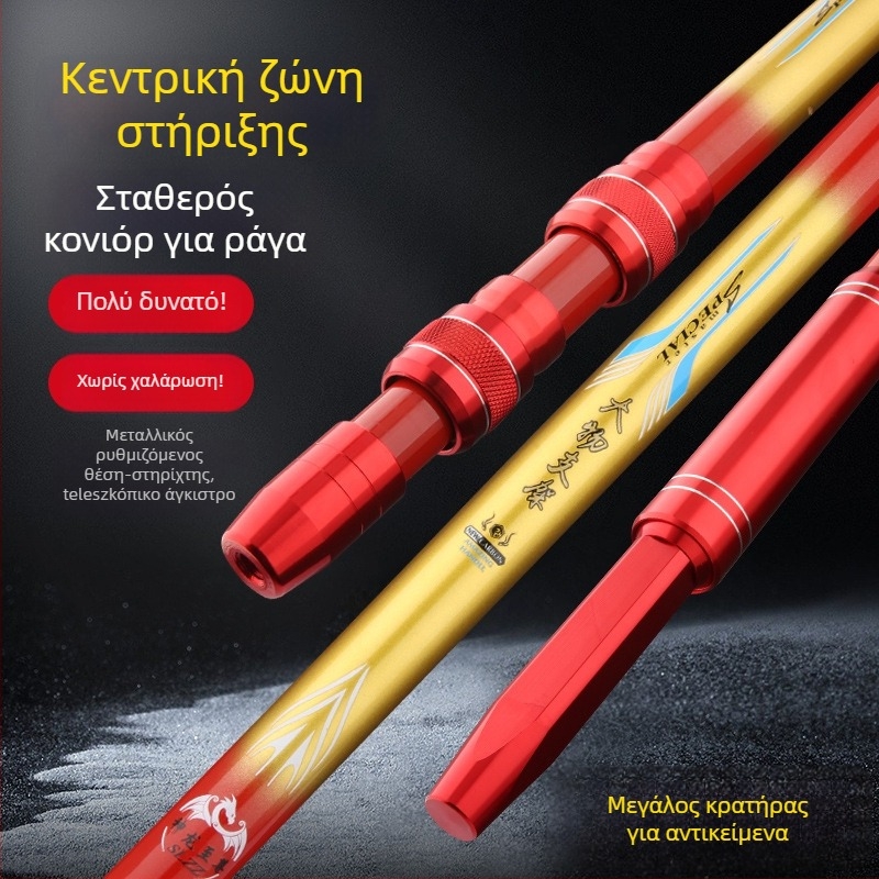 Στήριγμα μεγάλων αντικειμένων – περιστροφή πολλαπλών κατευθύνσεων, αναδιπλώμενο, υλικό άνθρακας, διπλής χρήσης