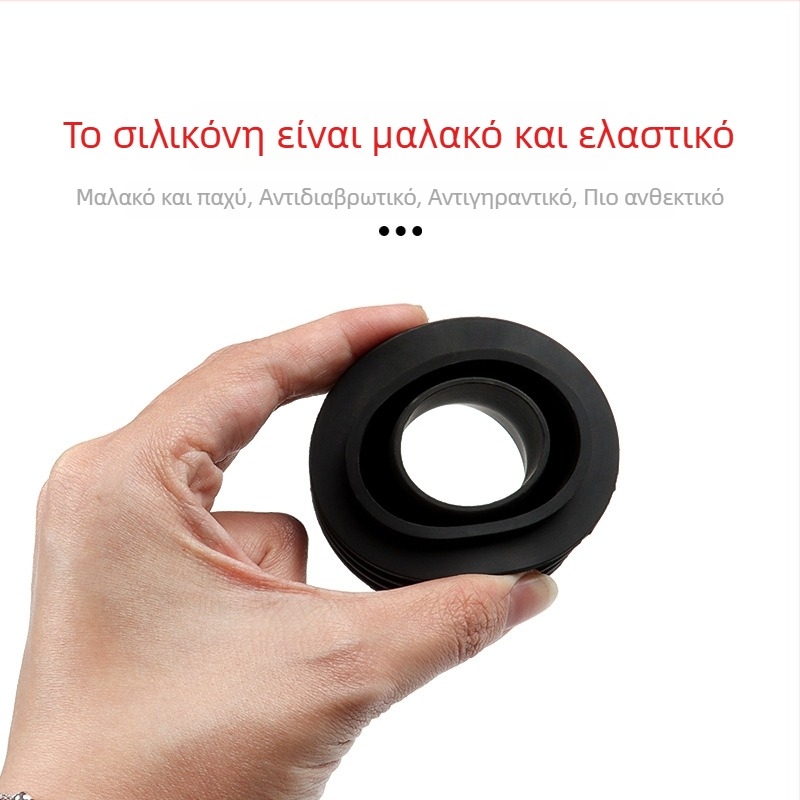 Δακτύλιος σφράγισης για κεκλιμένη τουαλέτα - καουτσούκ, Zhongzhen, χειροκίνητη εγκατάσταση, μοντέρνος μινιμαλισμός