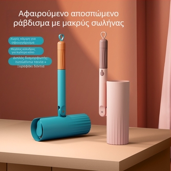 WOWEI πλαστικός ρολός απομάκρυνσης τριχών – στυλ Light Luxury, κολλητικός ρολός για τρίχες