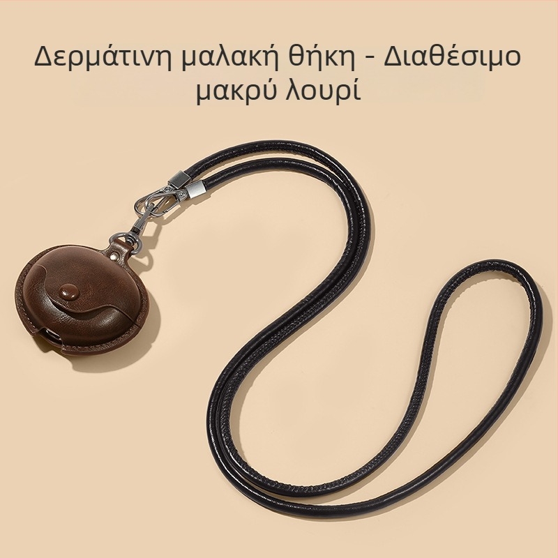 Θήκη προστασίας για Huawei FreeClip2 ασύρματες ακουστικά με κλιπ για το αυτί, συνθετικό δέρμα, χειροποίητη κατασκευή, ματ φινίρισμα, στυλ καρτούν