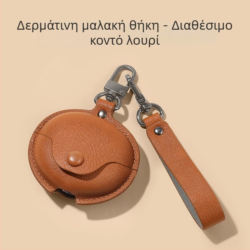 Θήκη προστασίας για Huawei FreeClip2 ασύρματες ακουστικά με κλιπ για το αυτί, συνθετικό δέρμα, χειροποίητη κατασκευή, ματ φινίρισμα, στυλ καρτούν