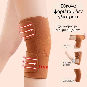 Γόνα προστατευτικά με διπλής όψης φλίς, Velcro κλείσιμο, για ενήλικες – κατάλληλα για γιόγκα