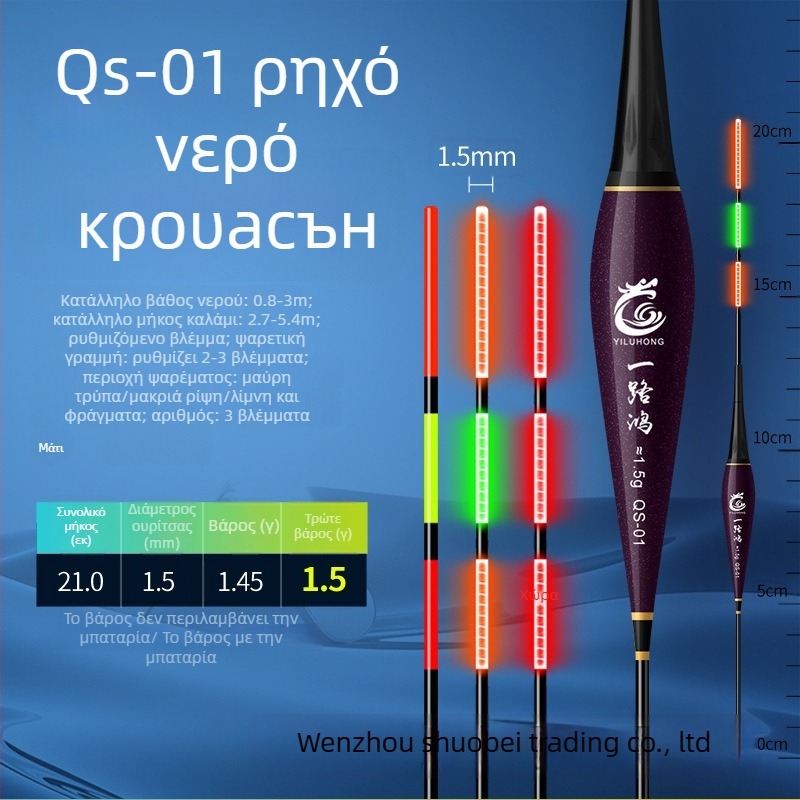 Ηλεκτρονικό float με νυχτερινό φως, υψηλή ευαισθησία, υπερ-λαμπρό, χρήση ημέρας και νύχτας