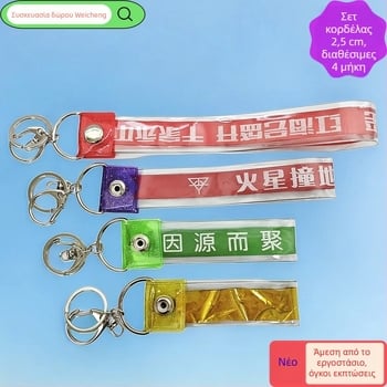 Σετ αποθήκευσης κορδέλας συναυλίας PVC – προστατευτικό κάλυμμα από πλαστικό με δυνατότητα προσαρμογής για εμπορεύματα θαυμαστών και μπρελόκ