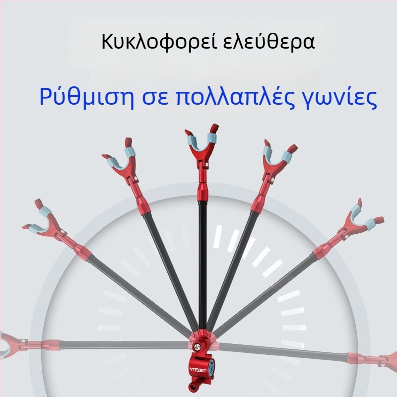 Στήριγμα για καλάμια ψαρέματος - καθολικό από κράμα αλουμινίου, πίσω τοποθέτηση