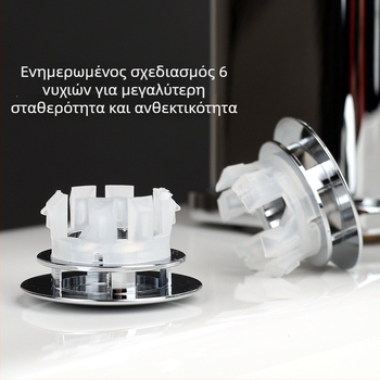 Διακοσμητικό καπάκι υπερχειλίσεως για νιπτήρα, ορείχαλκος, μοντέρνο μινιμαλιστικό στυλ (Μάρκα: Xiongpin; Κατηγορία: διακοσμητικό καπάκι υπερχειλίσεως; Υλικό: ορείχαλκος)
