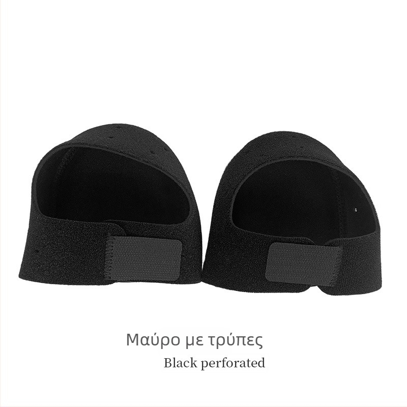 Κάλυμμα φτέρνας με βέλκρο, ρυθμιζόμενος σιλικονοειδής αποσβεστήρας κραδασμών και ανυψωτικός πάτος φτέρνας; Υλικό: ύφασμα, SBR, σιλικόνη; Συμβατό με αθλητικά, δερμάτινα, μποτάκια, σανδάλια