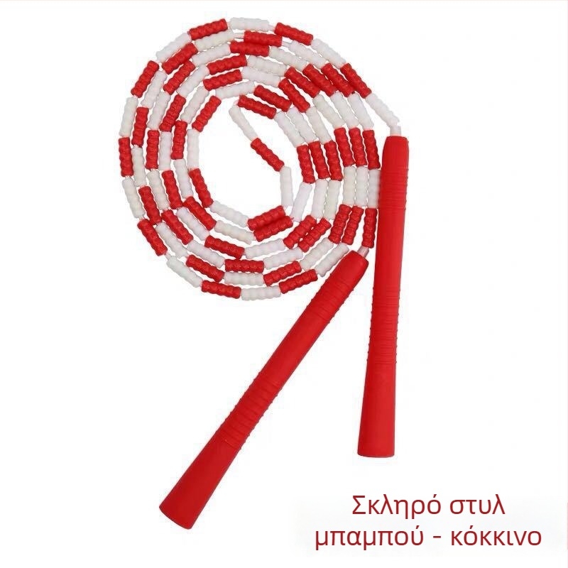 Παιδικό PU σκοινί για άλμα με χάντρες, ρυθμιζόμενο μοτίβο χαντρών, σκοινί με χάντρες για σκάλισμα, 2.8