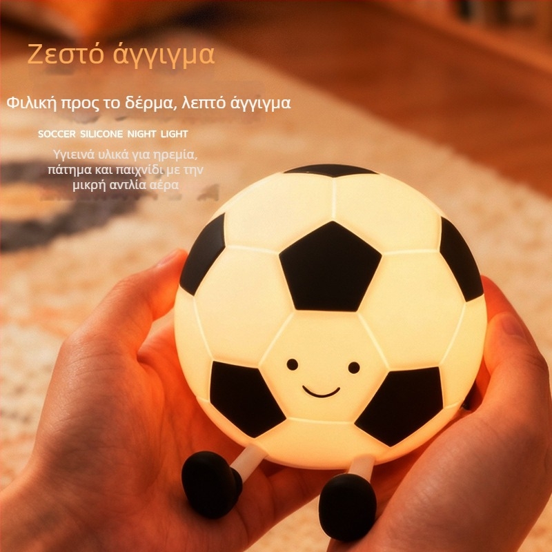 Μικρό φως νύχτας γραφείου, ζωϊκού σχήματος καρτούν σχέδιο, σιλικόνινο καπάκι λαμπτήρα, ενσωματωμένη μπαταρία, απαλός φωτισμός με ρύθμιση χωρίς βήματα, χρονόμετρο