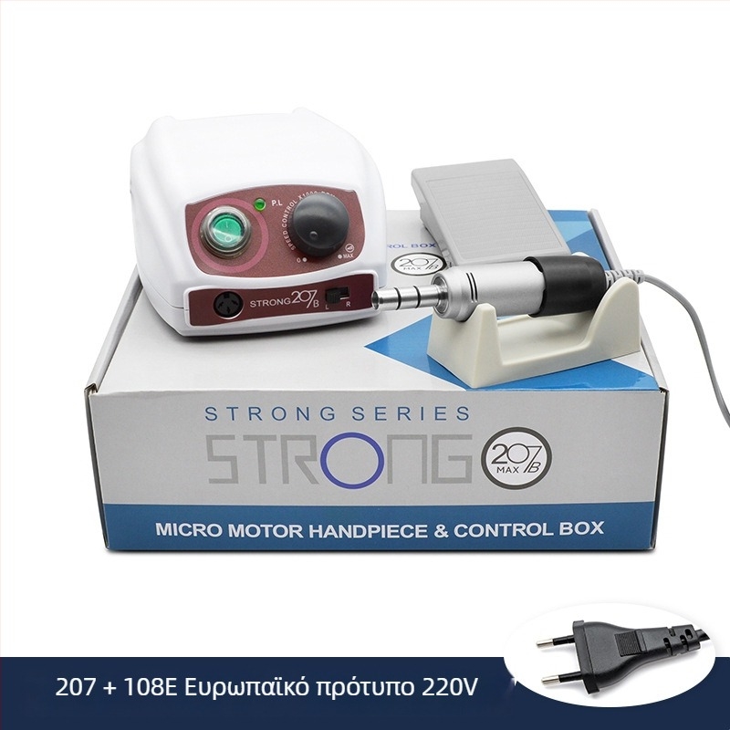 Μηχανή γυαλίσματος νυχιών STRONG, μοντέλο 207+108E, κωδικός προϊόντος 207+108E