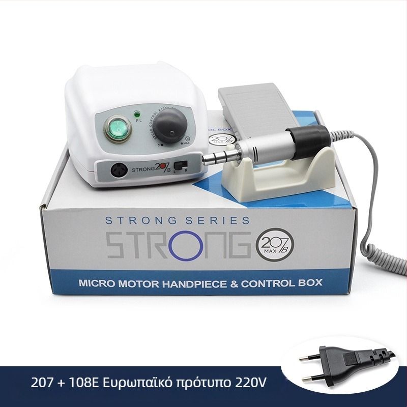 Μηχανή γυαλίσματος νυχιών STRONG, μοντέλο 207+108E, κωδικός προϊόντος 207+108E