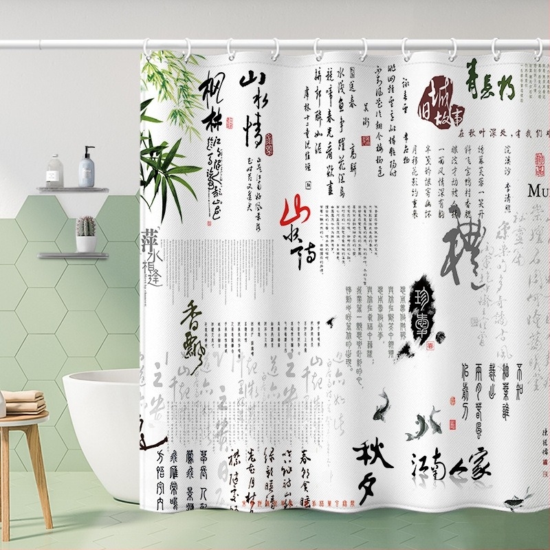 Κουρτίνα ντους με καρτούν, υλικό: ρητίνη διαμαντιών, στυλ: μοντέρνος μινιμαλισμός, μάρκα: Άλλο, μη εισαγόμενο