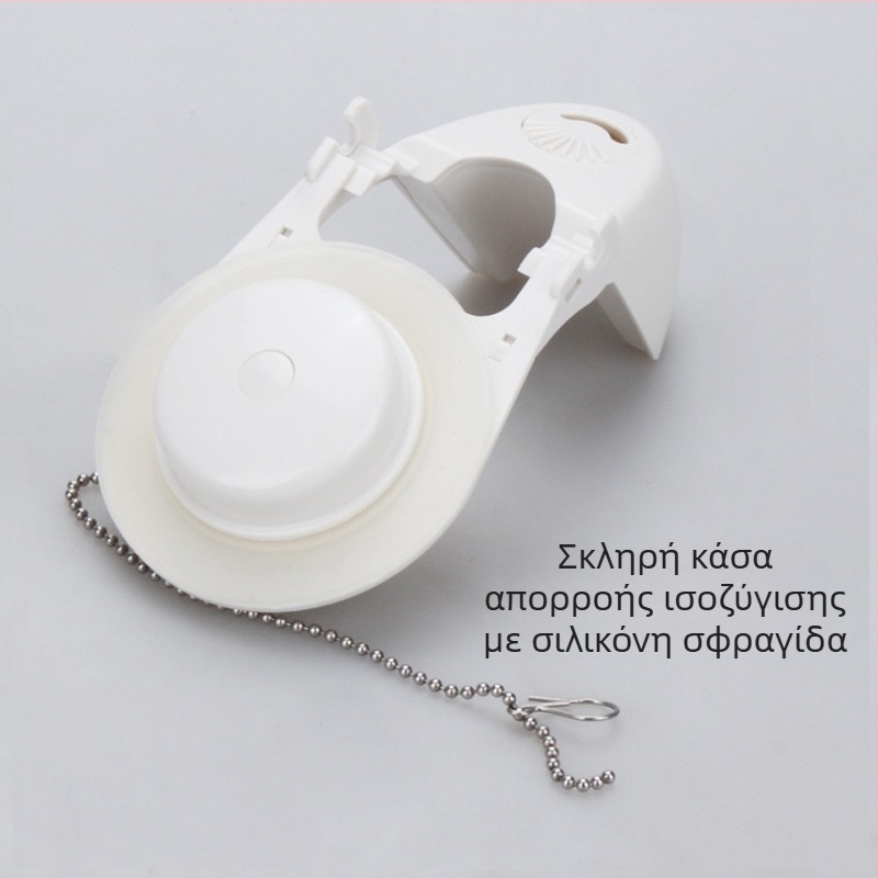 Βαλβίδα εκκροής τουαλέτας - χαλκός, ABS; Έγχυση + κατεργασία; Χειροκίνητη λειτουργία; Καθολικό αξεσουάρ δεξαμενής