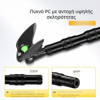 Giant Fin King Καρβονική Στήριξη Καλαμιού Ψαρέματος Με Πολλαπλές Κατευθύνσεις Περιστροφής