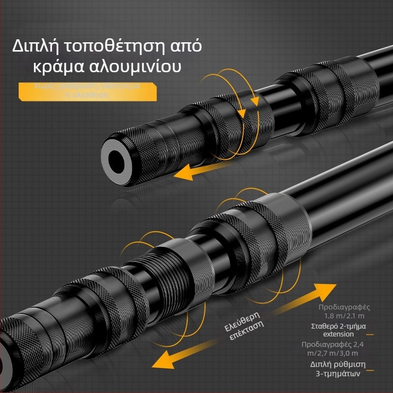 Giant Fin King Καρβονική Στήριξη Καλαμιού Ψαρέματος Με Πολλαπλές Κατευθύνσεις Περιστροφής