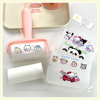 Ρολό απομάκρυνσης μαλλιών για ρούχα με αλλαγή φύλλων – Αφαιρεί τρίχες και σκόνη; Υλικά: PP, PET, σιλικα γέλη, κόλλα θερμής τήξης; Στυλ: Κινούμενο σχέδιο; Κυκλοφορεί Άνοιξη 2025