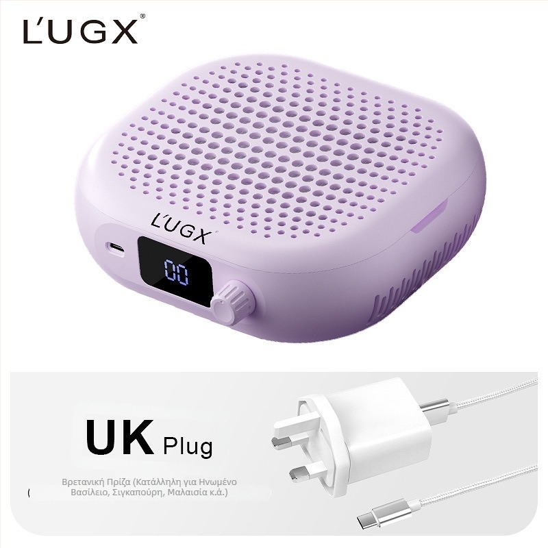 Συλλέκτης σκόνης νυχιών, επαναφορτιζόμενος, με ισχυρή αναρρόφηση, χαμηλός θόρυβος, τουρμπινικός ανεμιστήρας, Μοντέλο LG-207/LG-207S