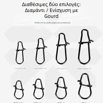 Σιδερένιος ενισχυμένος σύνδεσμος για δολώματα αλιείας με μηχανισμό γρήγορης απελευθέρωσης (Μοντέλο F98HSM56HJMH99)