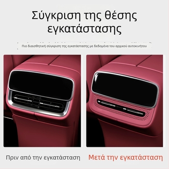 Μάσκα εξόδου για τον πίσω αεραγωγό Wenjie M7/M8 — ABS, Mandini, μοντέλο 202601022127