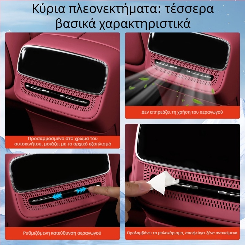Μάσκα εξόδου για τον πίσω αεραγωγό Wenjie M7/M8 — ABS, Mandini, μοντέλο 202601022127