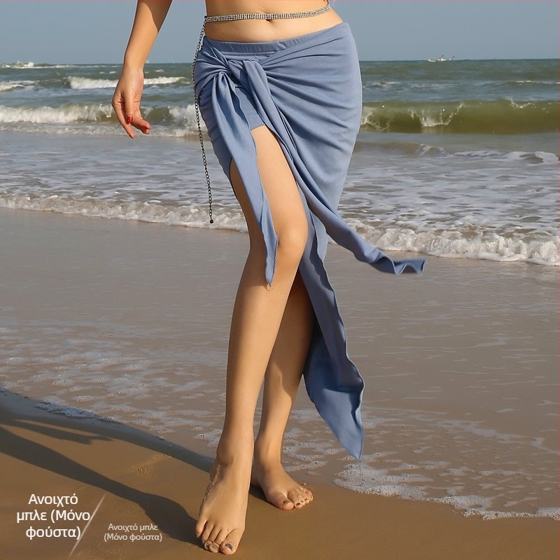 Σετ κοστουμιών Belly Dance — Ανατολίτικος στυλ, μονόχρωμο ύφασμα ριβ, πολυεστέρας (Μάρκα BELLYQUEEN/Dancer; ενήλικες γυναίκες; για Belly Dance)