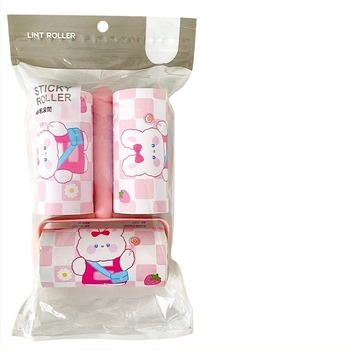 Mu qixi Cartoon σετ ρολού για απομάκρυνση τριχών με ανταλλακτικά φύλλα — πλαστικό εργαλείο αφαίρεσης τριχών