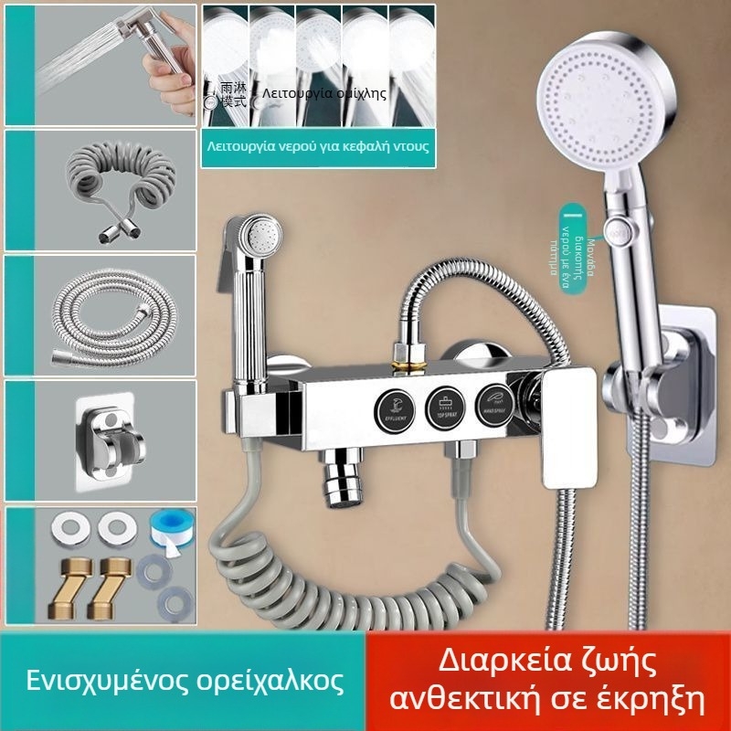 Κεφαλή ντους οροφής με κρυφή βαλβίδα ανάμιξης, ατσάλι 304, μοντέρνος σχεδιασμός, τριπλό σετ, κατασκευή με έγχυση