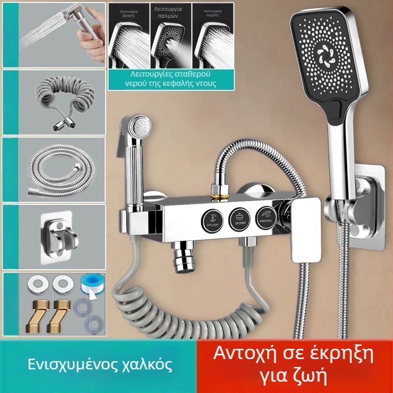 Κεφαλή ντους οροφής με κρυφή βαλβίδα ανάμιξης, ατσάλι 304, μοντέρνος σχεδιασμός, τριπλό σετ, κατασκευή με έγχυση